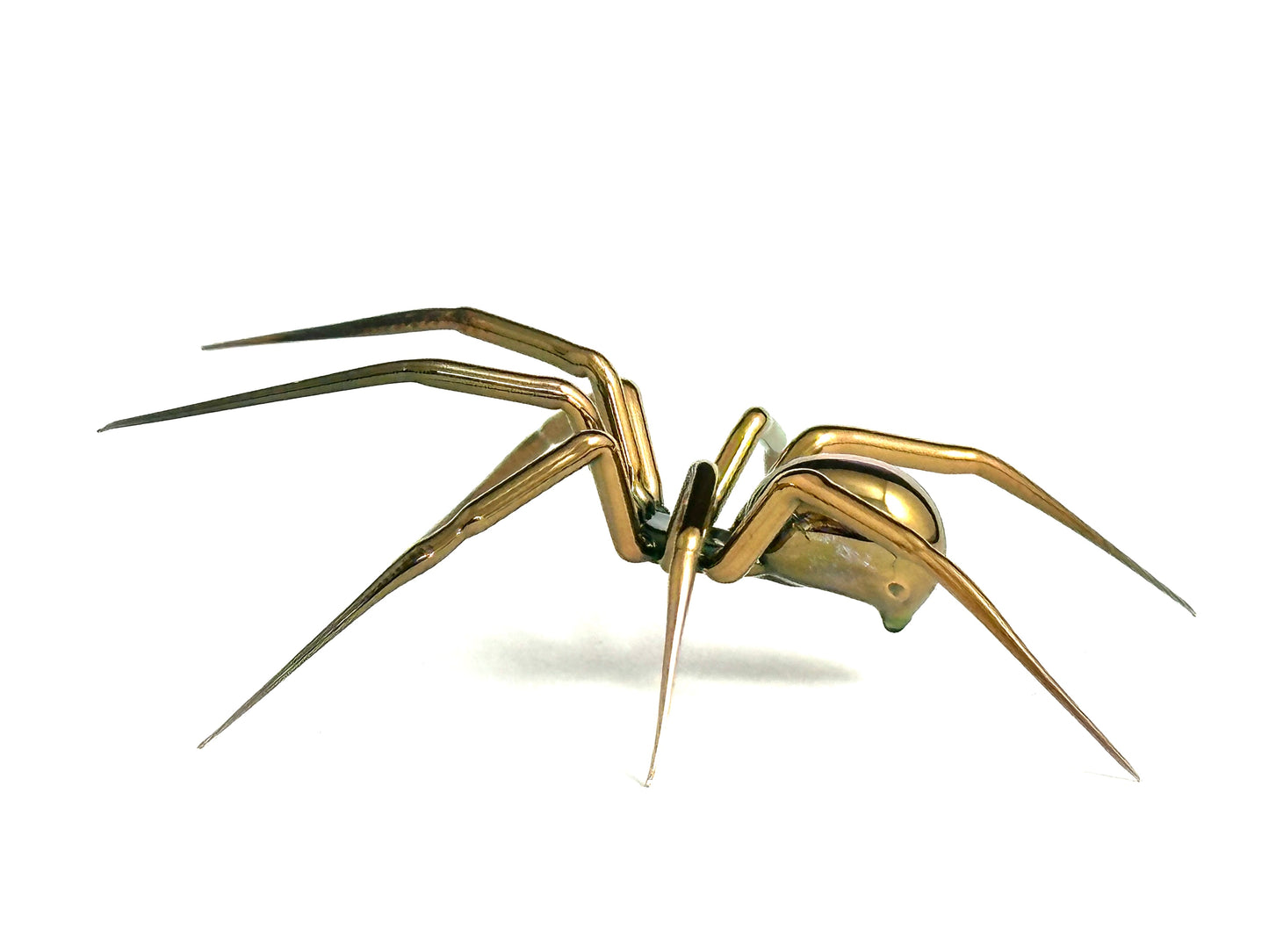 Golden Spider - Glass Figurine Sculpture