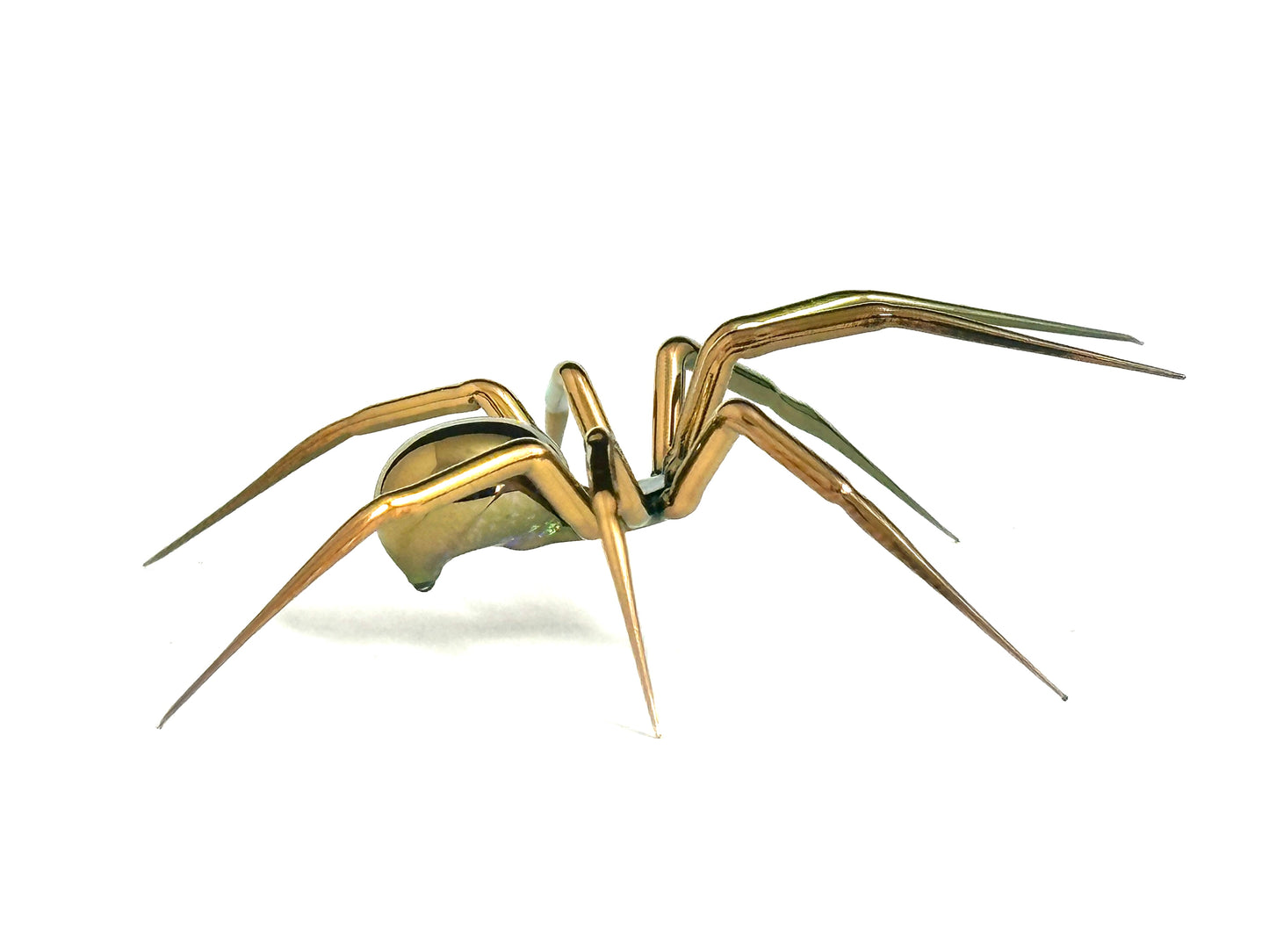 Golden Spider - Glass Figurine Sculpture