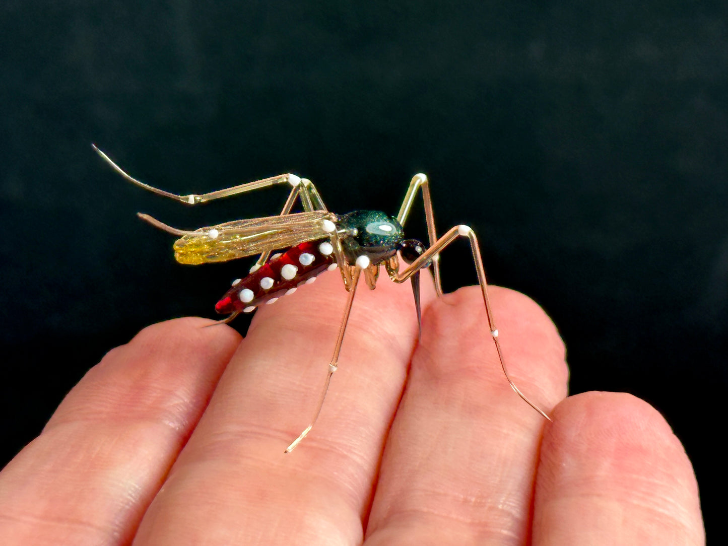 Mosquito - Glass Figurine Sculpture