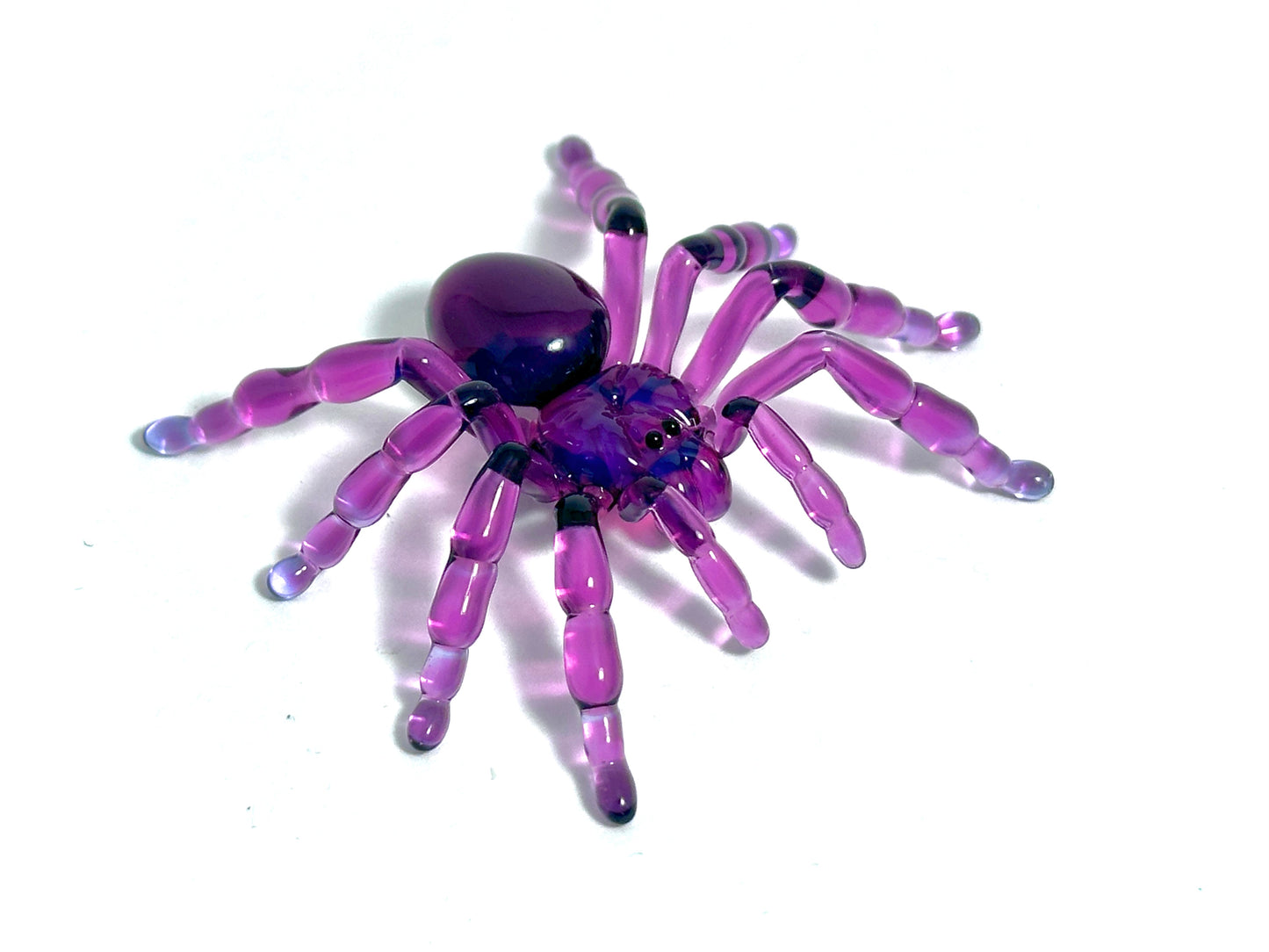 Purple Tarantula (Avicularia purpurea) - Glass Figurine Sculpture