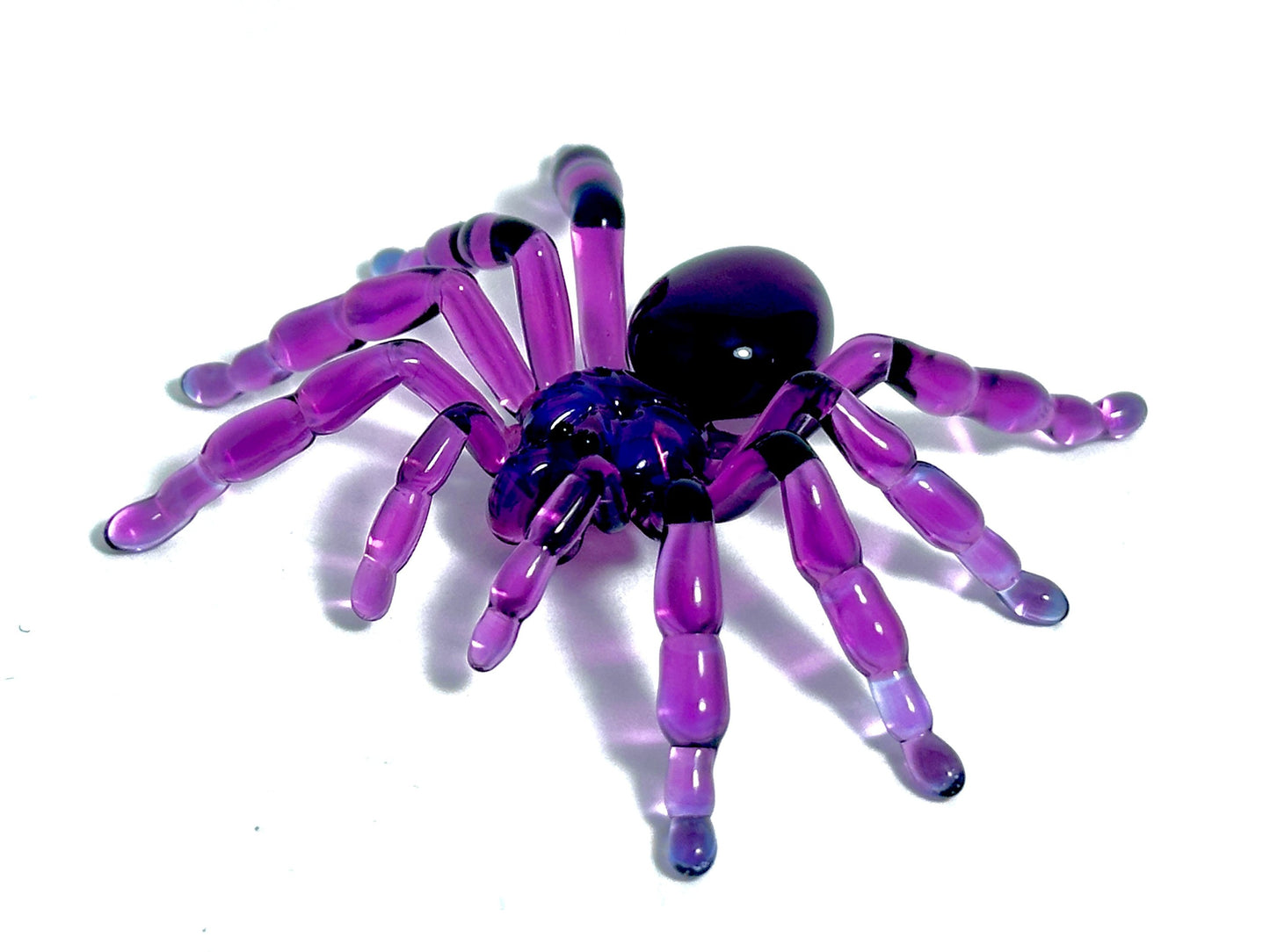 Purple Tarantula (Avicularia purpurea) - Glass Figurine Sculpture