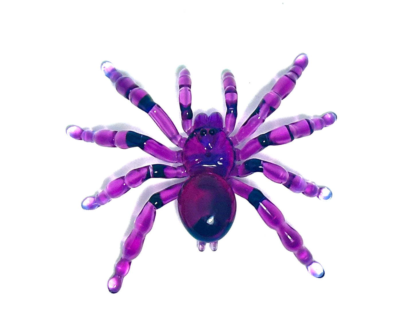 Purple Tarantula (Avicularia purpurea) - Glass Figurine Sculpture