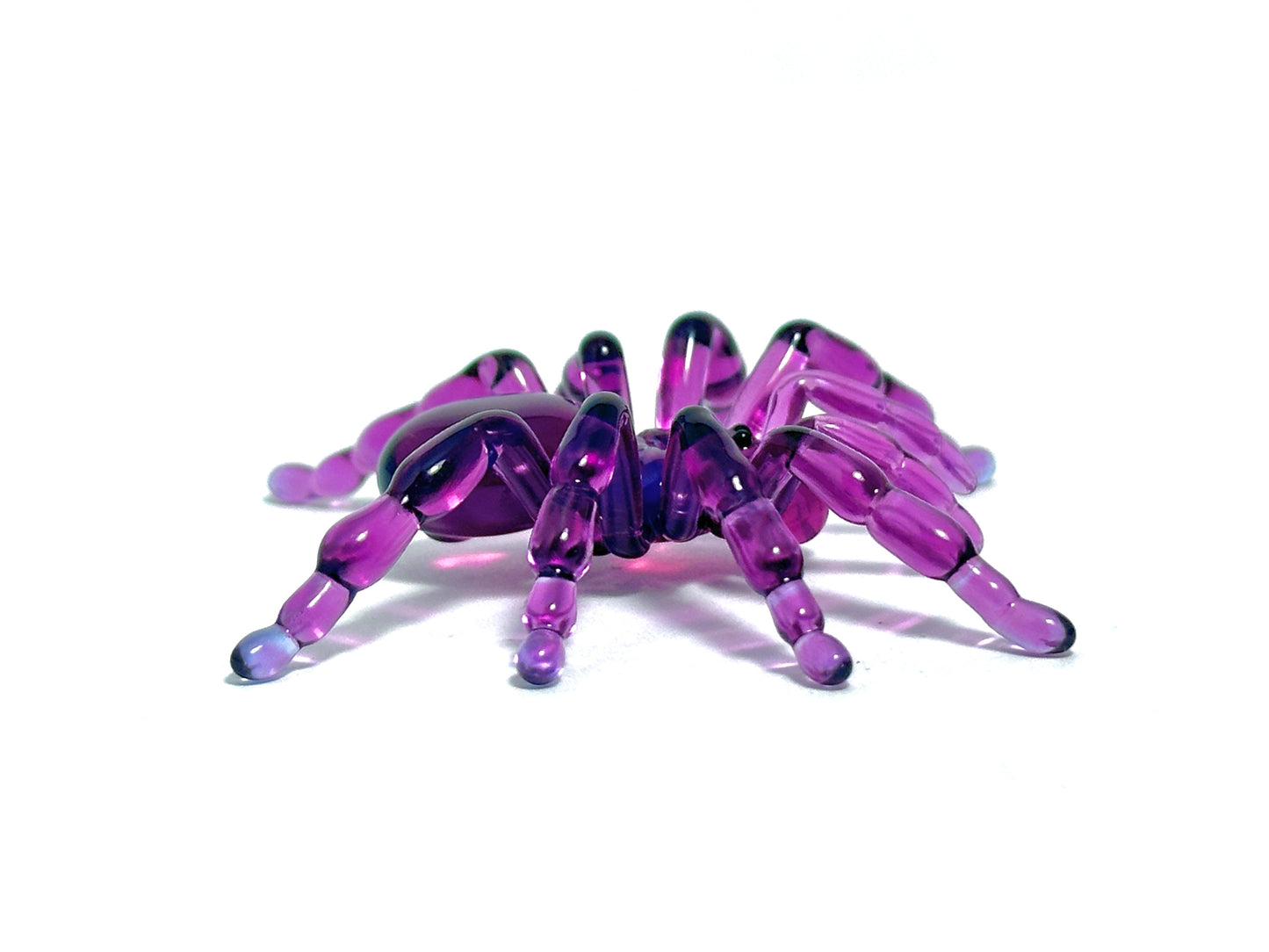 Purple Tarantula (Avicularia purpurea) - Glass Figurine Sculpture