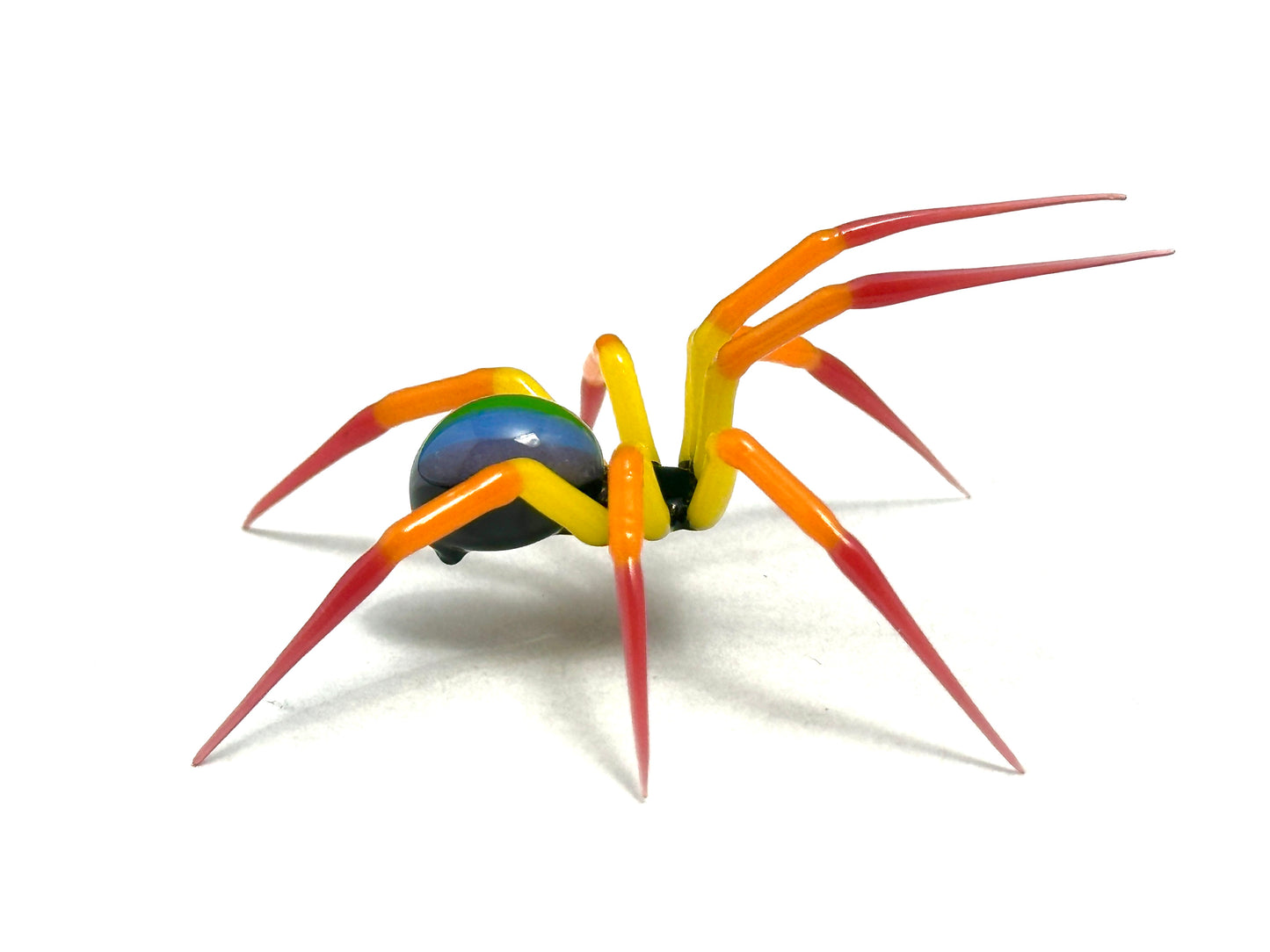 Fire Rainbow Spider 🕷️ - Glass Figurine Sculpture