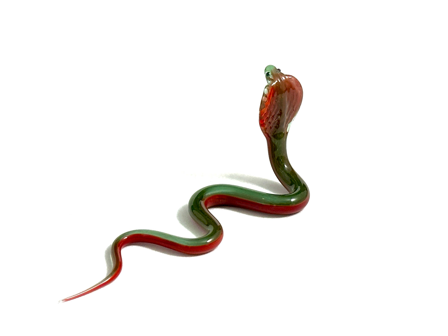 Madagascar Cobra Snake - Glass Figurine Sculpture