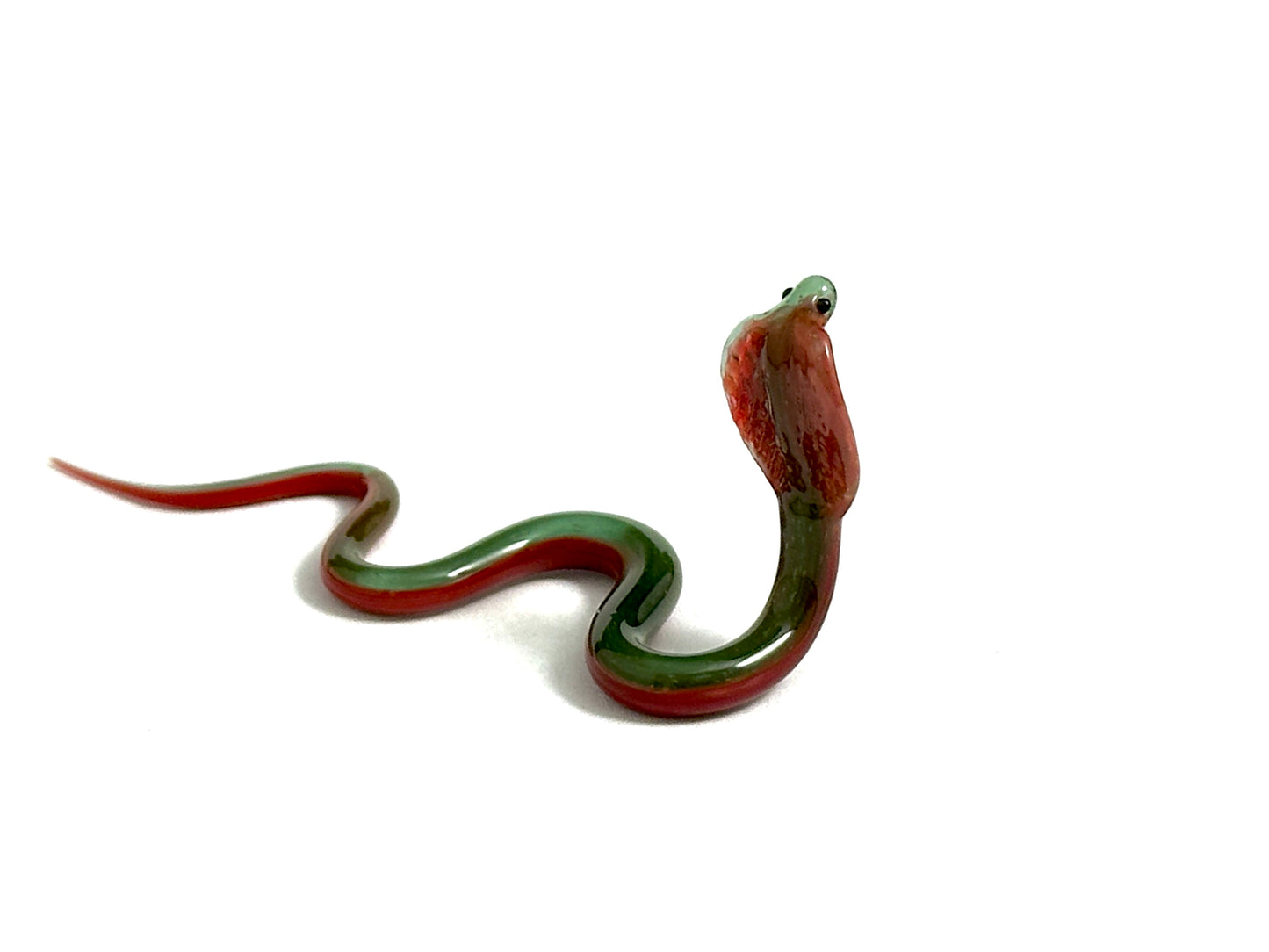 Madagascar Cobra Snake - Glass Figurine Sculpture